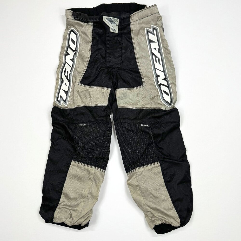 O’Neal Racing Elements Kids Kevlar Motocross Pants 8T/10T Black Gray